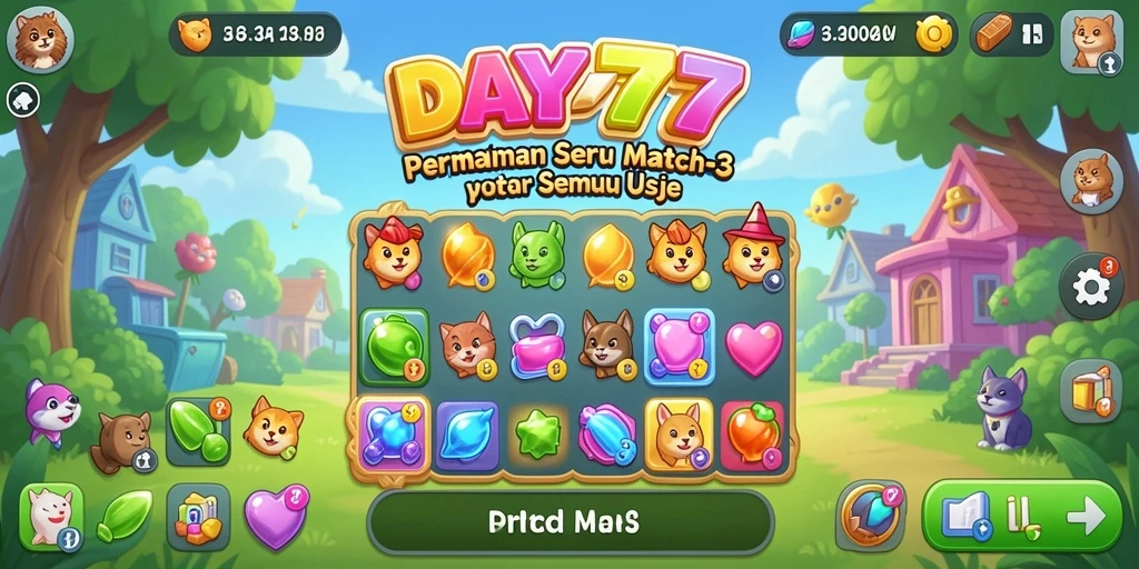 Tampilan menawan dari gameplay seru DAY777 yang mengasyikkan.