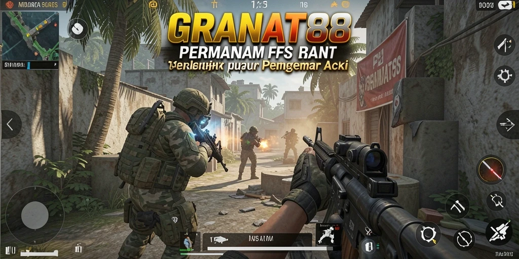 Gameplay GRANAT88 yang mendebarkan dan penuh aksi di medan perang.