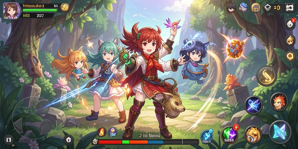 Tampilan gameplay HR89 yang menakjubkan dan penuh aksi.