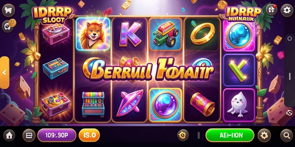 Tampilan gameplay menarik dari permainan Slot IDRRP.