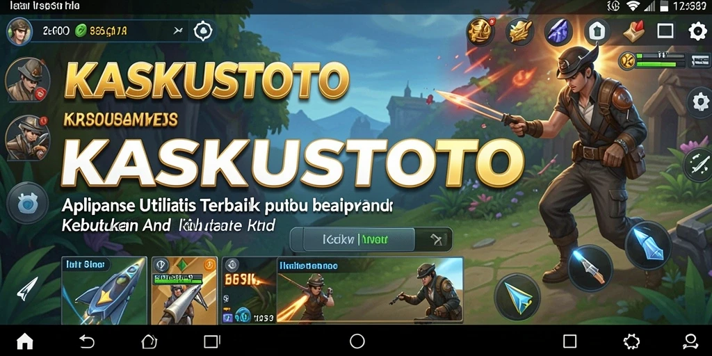 Tampilan utama interface KASKUSTOTO yang memudahkan navigasi.