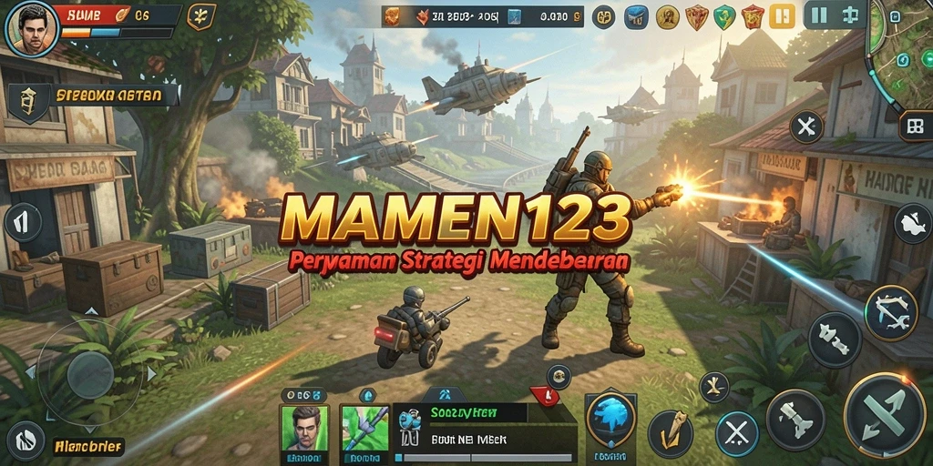 Tampilan permainan mendebarkan dari MAMEN123 dengan strategi detil.
