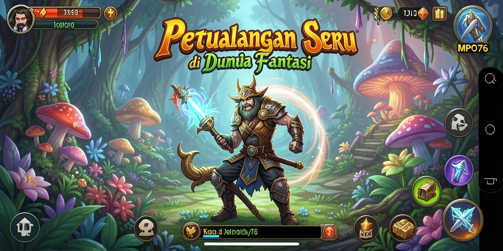 Screenshot MPO76 menampilkan aksi menegangkan dalam dunia petualangan.