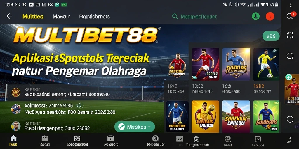 Tampilan gameplay MULTIBET88 dengan taruhan olahraga yang menarik.