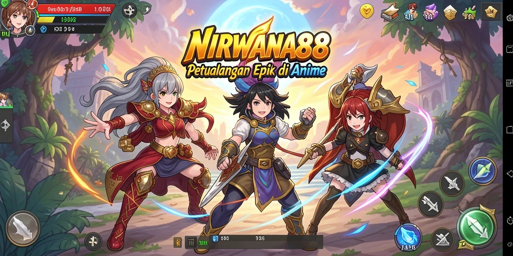 Gameplay NIRWANA88 menampilkan pertarungan karakter Anime yang dinamis.