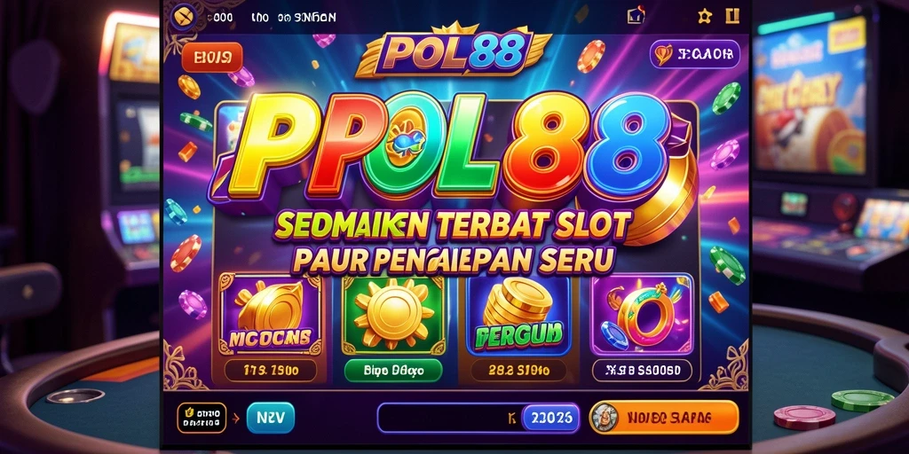 Screenshot utama POL88 menampilkan gameplay Slot yang mendebarkan.