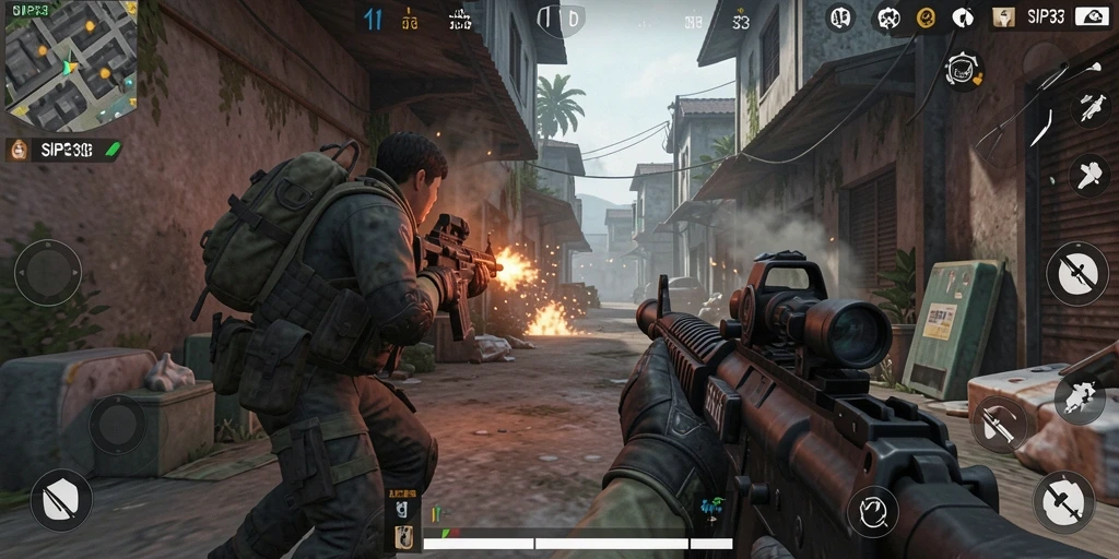 Gameplay menegangkan dalam SIP33 dengan grafis menawan.